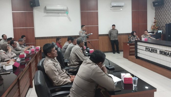 Polres Semarang Gelar Monitoring Zona Integritas Semester I