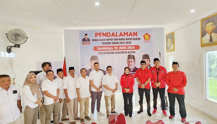 PDIP dan Gerindra Semakin Serius Berkoalisi dalam Pilkada Klaten 2024