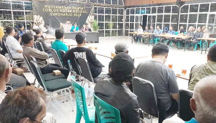 Gugat KPU Sukoharjo ke PTUN, Tuntas Gelar Musyawarah Rakyat Coblos Kotak Kosong