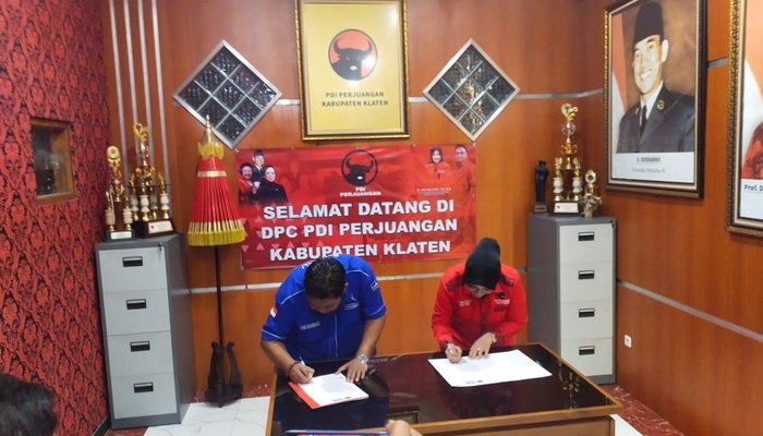 Partai Demokrat Klaten Resmi Bergabung Koalisi Besar PDIP dalam Pilkada 2024