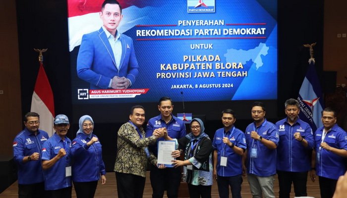 Susul Gerindra, Demokrat Mantap Turunkan Rekomendasi ke Arief-Rini di Pilkada Blora 2024