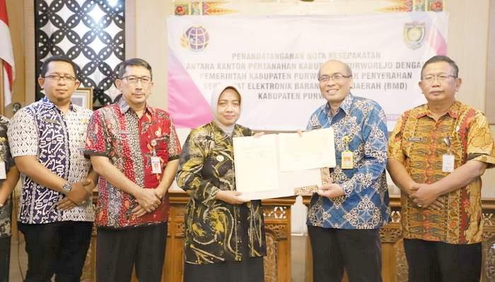 MoU dengan Kantor Pertanahan, Bupati Purworejo Minta Proses Penyertifikatan Tanah Makin Cepat dan Tuntas