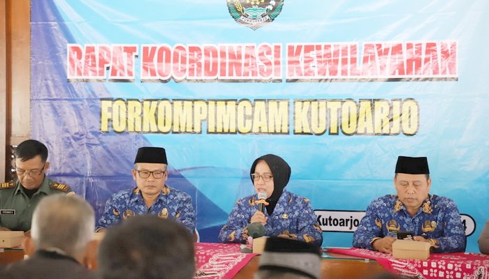 Bupati Purworejo Yuli Hastuti Buka Rakor Kewilayahan Kecamatan Kutoarjo