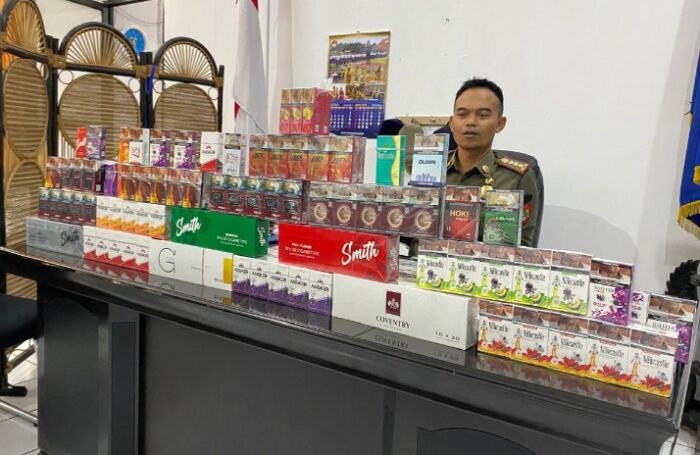 Operasi Bersama Bea Cukai Surakarta, Satpol PP Sukoharjo Sita 6.932 Rokok Ilegal