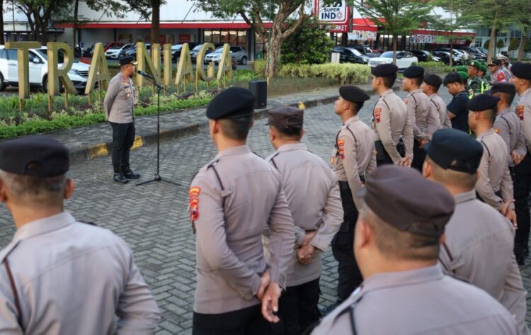 Libatkan TNI, Polres Sukoharjo Gelar Apel Operasi Pemberantasan Premanisme