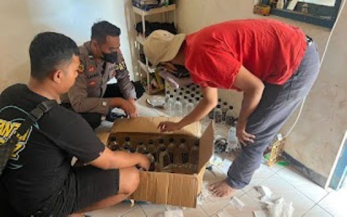Jual Arak Bali di Klaten, Pemuda Asal Jakarta Diciduk Polisi di Tempat Kos