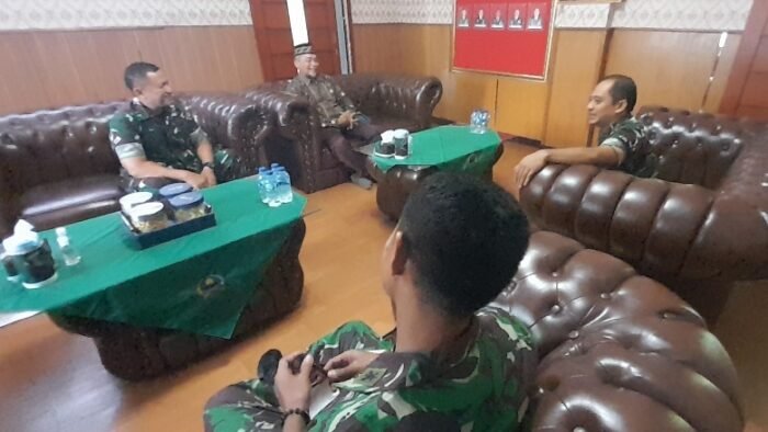 Temui Dandim, Ketua PD Muhammadiyah Sukoharjo Koordinasi Pengamanan 10 Ribu Penggembira Muktamar