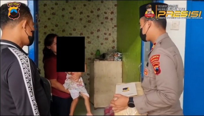 Viral, Anggota Polisi di Solo Iuran Bantu Ibu Hamil Pelaku Pencurian