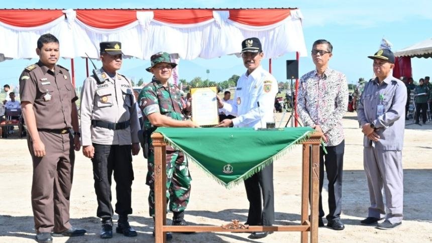 Dibuka Wakil Bupati, Kodim 0726 Sukoharjo Gelar TMMD Sengkuyung II di Desa Karangwuni