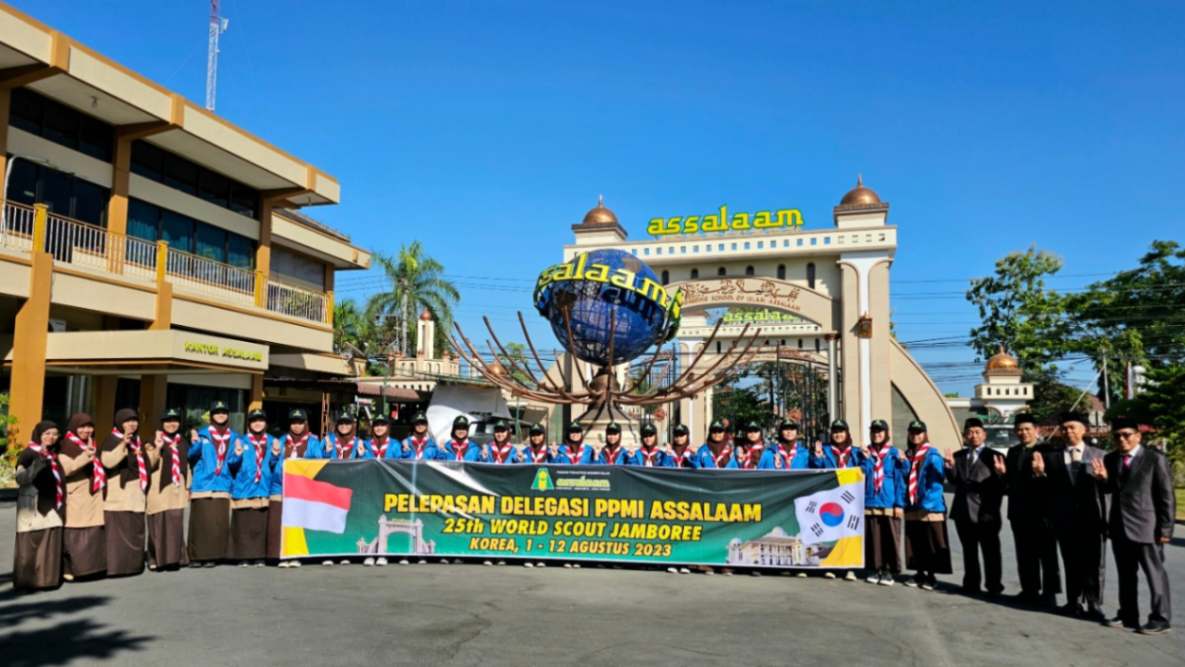 Keren, 36 Santri Ponpes Assalaam Ikut Jambore Dunia di Korsel