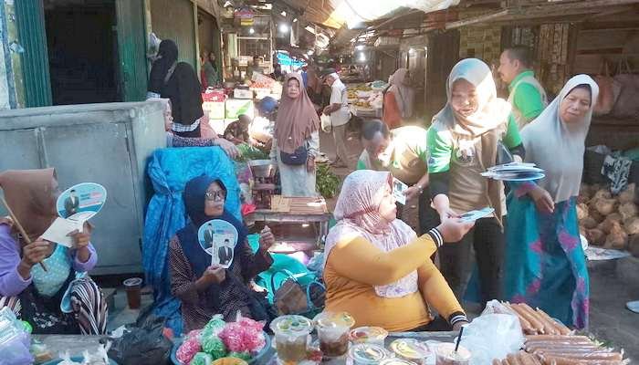 Papera Blusukan di Pasar Induk Rembang, Kenalkan Sudaryono Sebagai Bakal Calon Gubernur Jateng